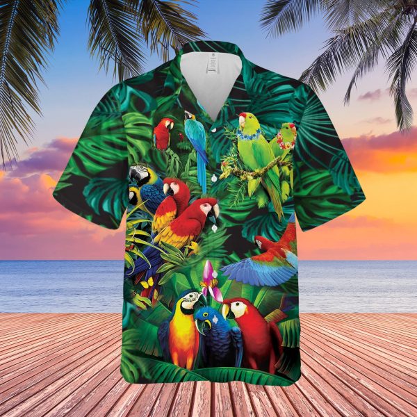 Parrot Tropical Wild Hawaiian Shirt, Hawaii Shirt, Summer Shirt For Men and Women Jezsport.com