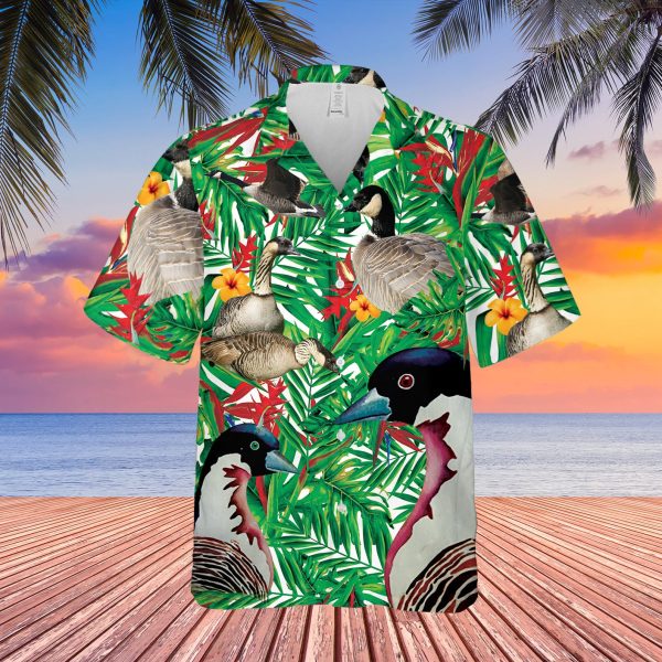 Nene Bird Hawaiian Shirt, Bird Lover Shirt, Summer Shirt For Men and Women Jezsport.com