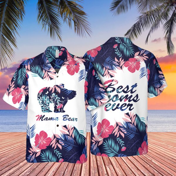 Mama Bear Best Moms Ever Hawaiian Shirt, Hawaii Shirt, Summer Shirt For Men and Women Jezsport.com