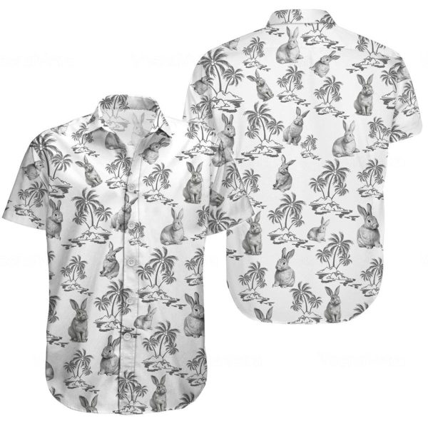 Rabbit Shirt, Rabbit Hawaiian Shirt, Summer Shirt For Men and Women Jezsport.com