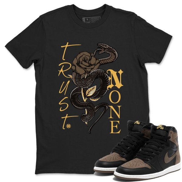 Trust None Unisex Tees - Sneaker T-Shirt To MatchShirt - 1s Palomino Jezsport.com