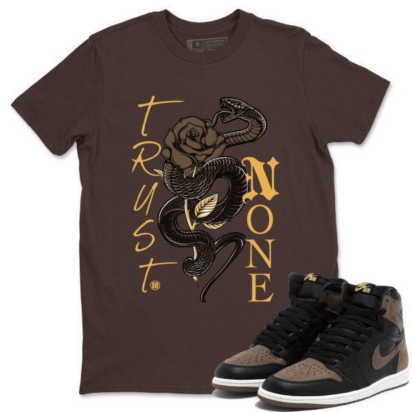 Trust None Unisex Tees - Sneaker T-Shirt To MatchShirt - 1s Palomino Jezsport.com