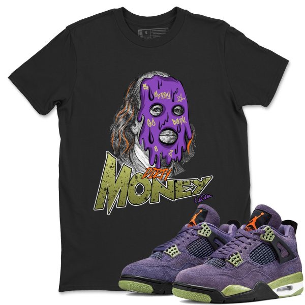 Dirty Money Unisex Tees - Sneaker T-Shirt To MatchShirt - 4s Canyon Purple Jezsport.com