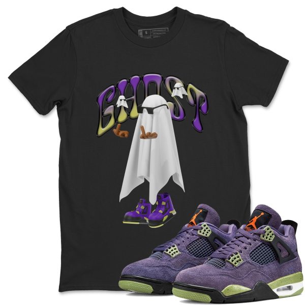 Ghost Gang Unisex Sneaker Tee Unisex Tees - Sneaker T-Shirt To Match 4s Canyon Purple Jezsport.com