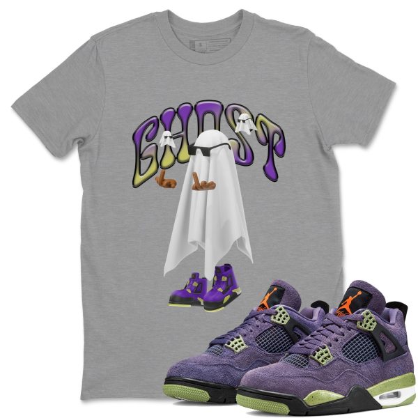 Ghost Gang Unisex Sneaker Tee Unisex Tees - Sneaker T-Shirt To Match 4s Canyon Purple Jezsport.com