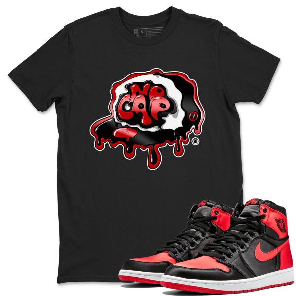 No Cap Unisex Short Sleeve Crew Neck Sneaker Tee To Match 1s Satin Bred Jezsport.com