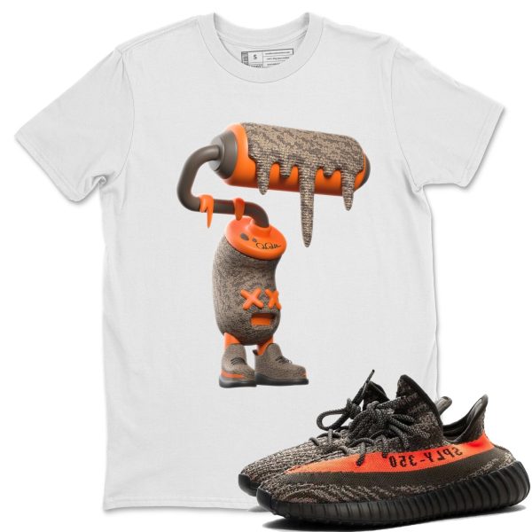 3D Paint Roller Unisex T-Shirt - Sneaker Shirt To Match Yeezys 350 Carbon Beluga Jezsport.com