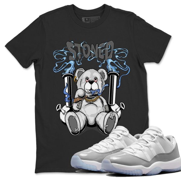 Stoned Bear Unisex Casual T-Shirt - Sneaker T-Shirt To Match 11s White Cement Jezsport.com