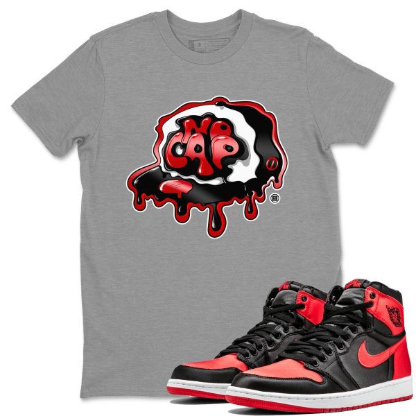 No Cap Unisex Short Sleeve Crew Neck Sneaker Tee To Match 1s Satin Bred Jezsport.com