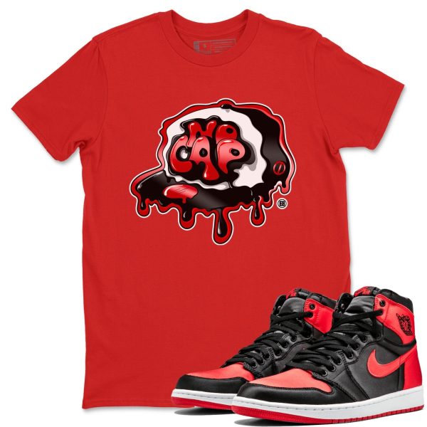 No Cap Unisex Short Sleeve Crew Neck Sneaker Tee To Match 1s Satin Bred Jezsport.com