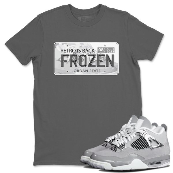 Sneaker Plate Sneaker T-Shirt Clothing - Shirt To Match 4s Retro Frozen Moments Jezsport.com