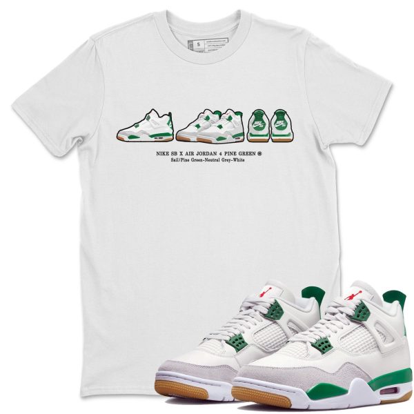 Sneaker Prelude Sneaker Tee - Casual Unisex Cotton Sneaker T-Shirt To Match 4s Pine Green SB Jezsport.com