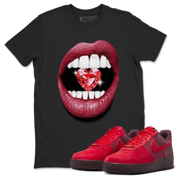 Lips Diamond - Sneaker Shirts To Match Jordans AF1 Layers Of Love Jezsport.com