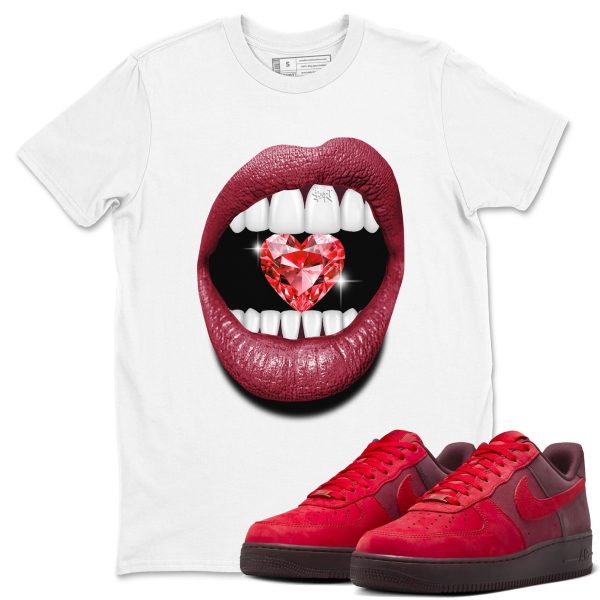 Lips Diamond - Sneaker Shirts To Match Jordans AF1 Layers Of Love Jezsport.com