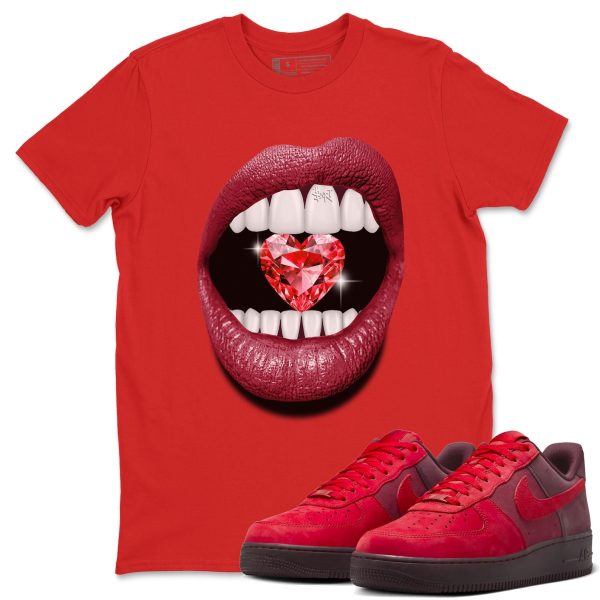 Lips Diamond - Sneaker Shirts To Match Jordans AF1 Layers Of Love Jezsport.com