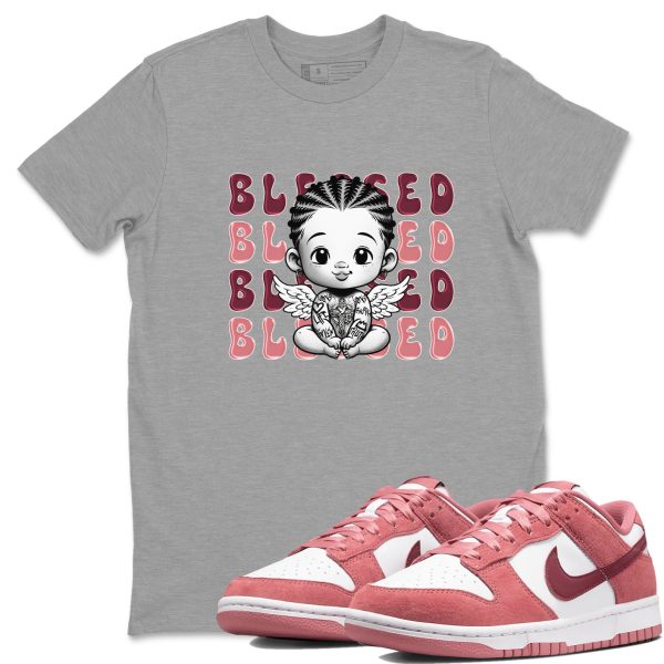 Blessed Baby Sneaker Tee - Casual Unisex Cotton Sneaker T-Shirt To Match Dunks Valentine's Day Jezsport.com