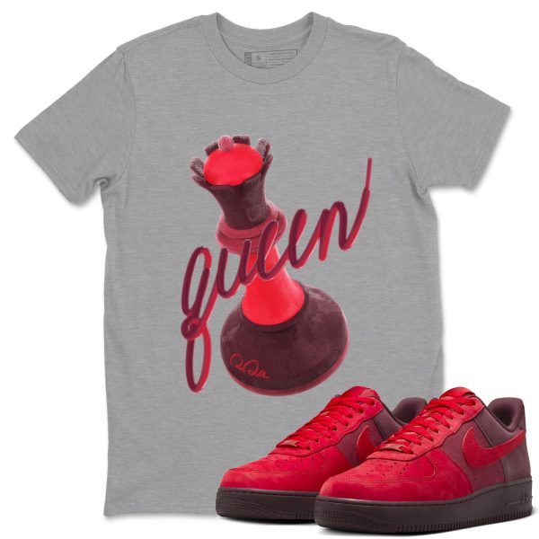 3D Queen Sneaker Tee - Casual Unisex Cotton Sneaker T-Shirt To Match AF1 Layers Of Love Jezsport.com