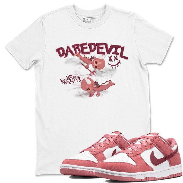 Dare Devil Unisex Crew Neck Sneaker Matching Tee Shirt To Match Dunks Valentine's Day 2024 Jezsport.com