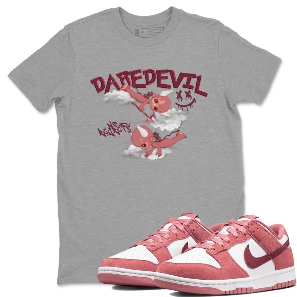 Dare Devil Unisex Crew Neck Sneaker Matching Tee Shirt To Match Dunks Valentine's Day 2024 Jezsport.com