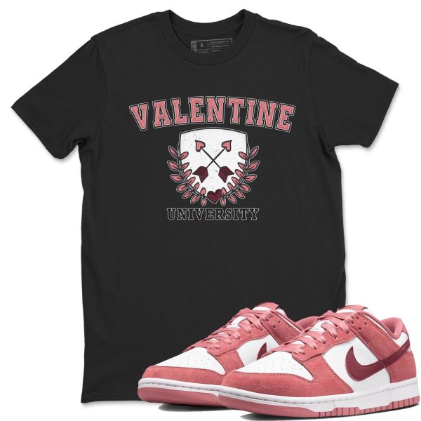 University Unisex Crew Neck Sneaker Matching Tee Shirt To Match Dunks Valentine's Day 2024 Jezsport.com