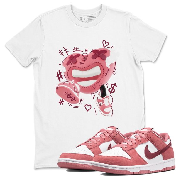 Walk In Love Unisex Crew Neck Sneaker Matching Tee Shirt To Match Dunks Valentine's Day 2024 Jezsport.com