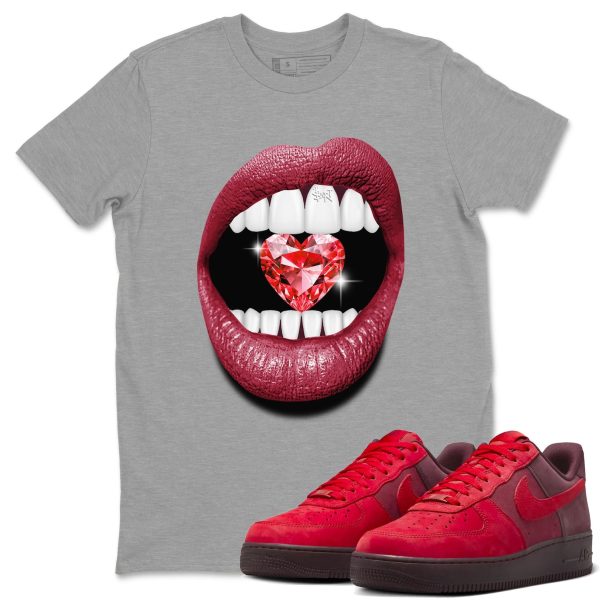 Lips Diamond - Sneaker Shirts To Match Jordans AF1 Layers Of Love Jezsport.com