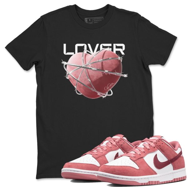 Heart Lover Sneaker Tee - Casual Unisex Cotton Sneaker T-Shirt To Match Dunks Valentine's Day Jezsport.com