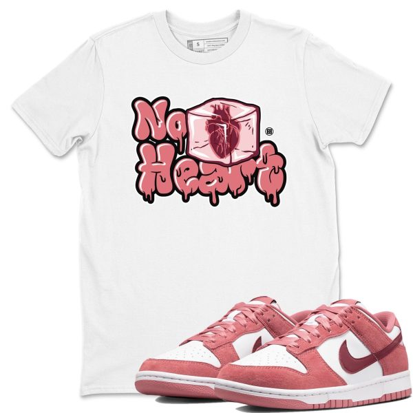 No Hearts Sneaker Tee - Casual Unisex Cotton Sneaker T-Shirt To Match Dunks Valentine's Day Jezsport.com