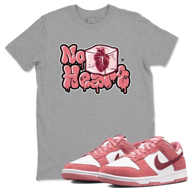 No Hearts Sneaker Tee - Casual Unisex Cotton Sneaker T-Shirt To Match Dunks Valentine's Day Jezsport.com