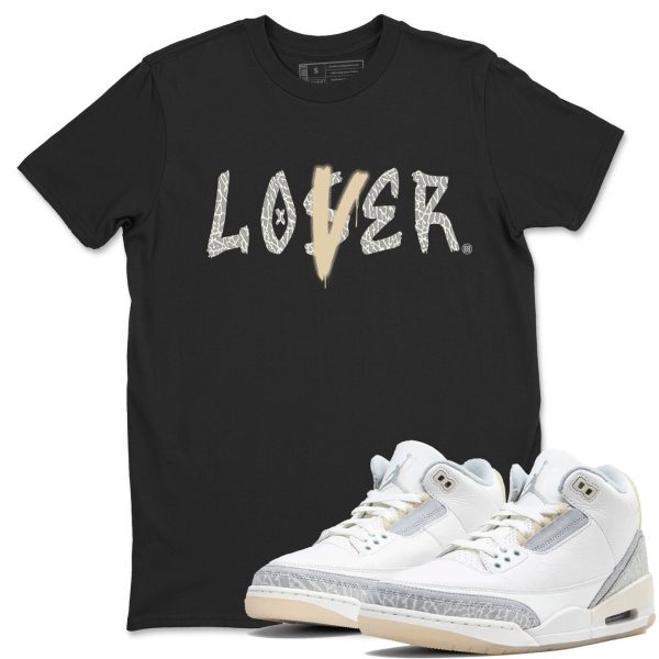 Loser Lover Sneaker Tee - Unisex Cotton Sneaker Shirts To Match Jordans 3s Craft Ivory Jezsport.com