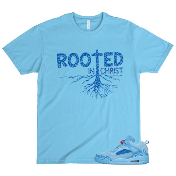 Spizike Houston Oilers Football Fountain Blue University Red Low T Shirt Match ROOTED Carolina Blue Jezsport.com