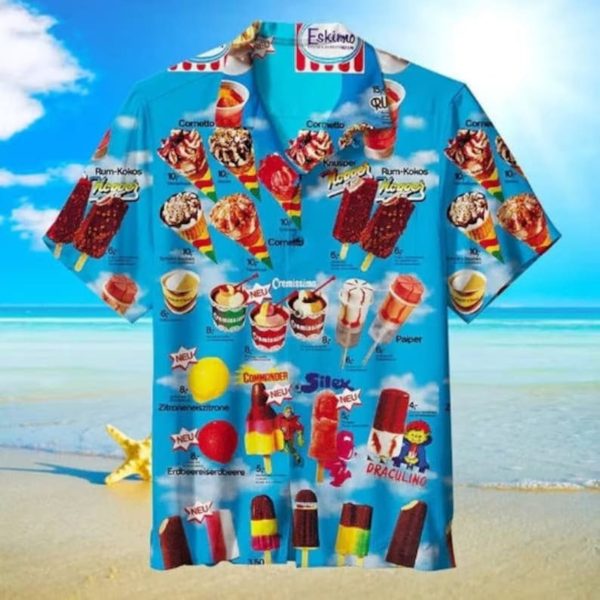 Ice Cream Hawaiian Shirt, Hawaii Shirt, Summer Shirt For Men and Women Jezsport.com