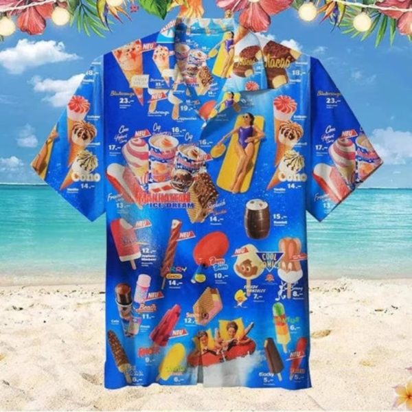 Ice Cream Hawaiian Shirt, Hawaii Shirt, Summer Shirt For Men and Women Jezsport.com