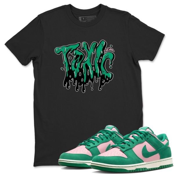 Toxic Sneaker Tee - Casual Unisex Cotton Sneaker T-Shirt To Match Medium Soft Pink Malachite Jezsport.com