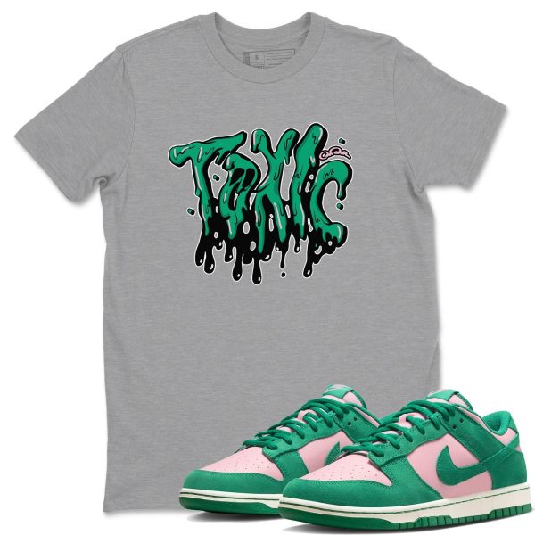 Toxic Sneaker Tee - Casual Unisex Cotton Sneaker T-Shirt To Match Medium Soft Pink Malachite Jezsport.com