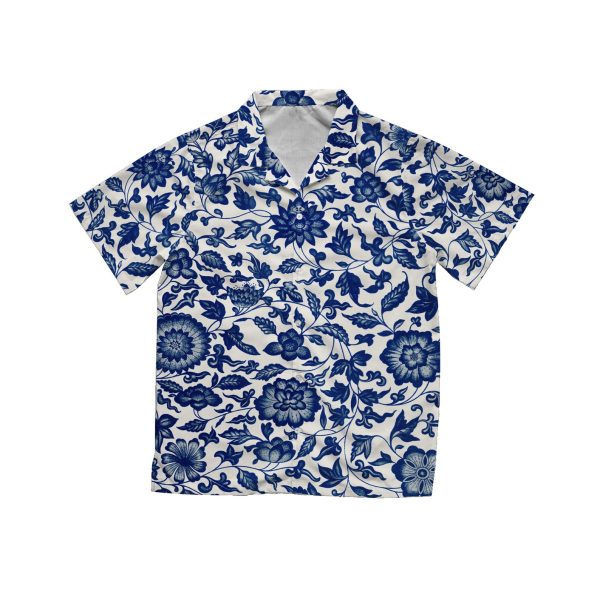 Retro Floral Hawaiian Shirt, Summer Shirt For Men and Women Jezsport.com