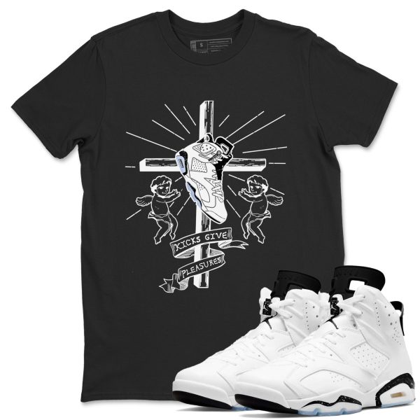 Kicks Give Pleasures Unisex Crew Neck Sneaker Matching Tee Shirts To Match 6s Reverse Cookies Jezsport.com