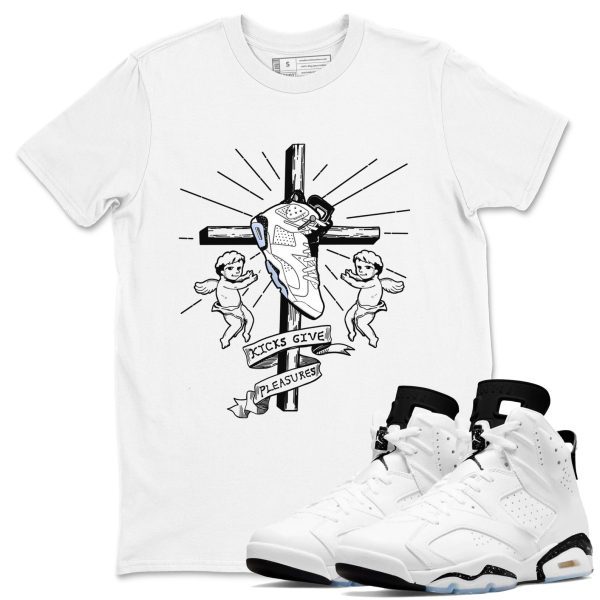 Kicks Give Pleasures Unisex Crew Neck Sneaker Matching Tee Shirts To Match 6s Reverse Cookies Jezsport.com