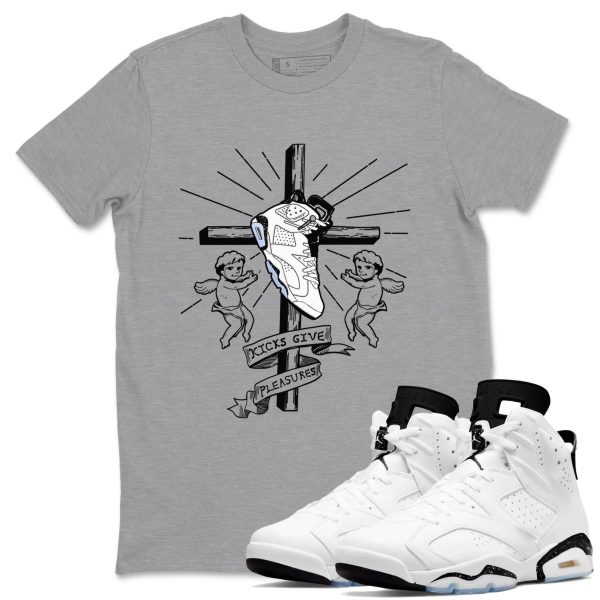 Kicks Give Pleasures Unisex Crew Neck Sneaker Matching Tee Shirts To Match 6s Reverse Cookies Jezsport.com