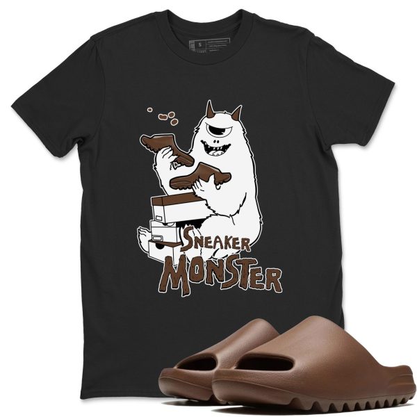 Sneaker Monster Unisex Shirts To Match Jordans Slide Flax Jezsport.com