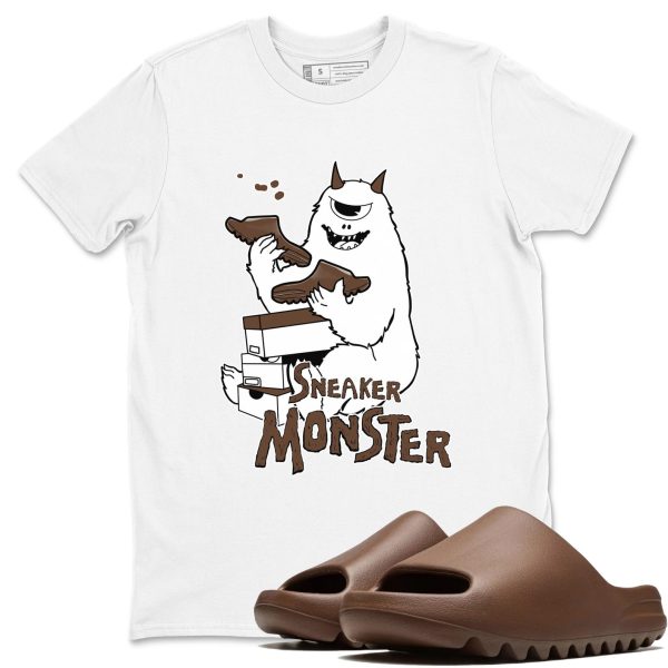 Sneaker Monster Unisex Shirts To Match Jordans Slide Flax Jezsport.com