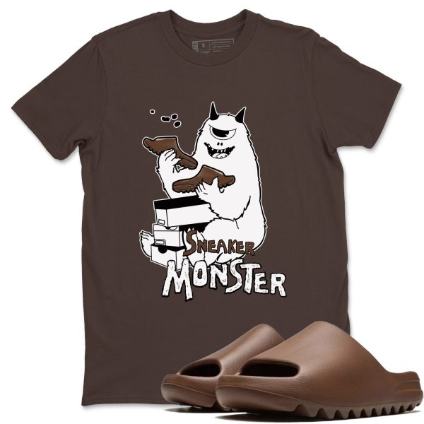 Sneaker Monster Unisex Shirts To Match Jordans Slide Flax Jezsport.com