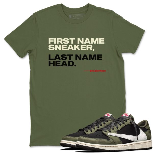 My Name Is Unisex Shirts To Match Jordans AJ1 Black Olive Jezsport.com