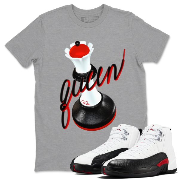 3D Queen Unisex Shirts To Match Jordans AJ12 Taxi Flip Jezsport.com