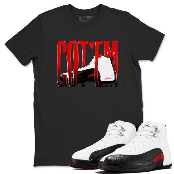 Wiggling Gotem Unisex Shirts To Match Jordans AJ12 Taxi Flip Jezsport.com