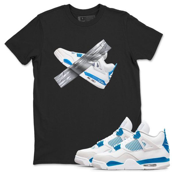 Duct Tape Unisex Cotton T-Shirt - Shirts To Match Jordans 4s Military Blue Jezsport.com