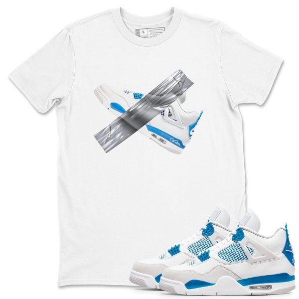 Duct Tape Unisex Cotton T-Shirt - Shirts To Match Jordans 4s Military Blue Jezsport.com