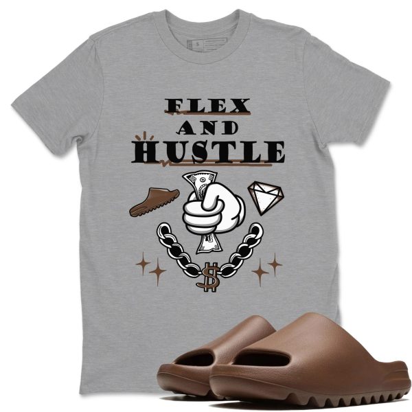 Flex And Hustle Unisex Shirts To Match Jordans Slide Flax Jezsport.com