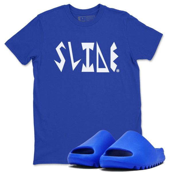 Slide Letters Unisex Shirts To Match Jordans Slide Azure Jezsport.com