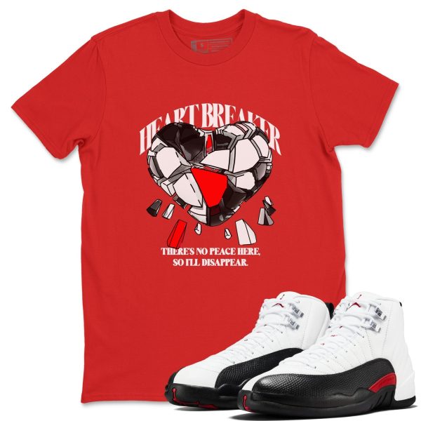 Heart Breaker Unisex Shirts To Match Jordans AJ12 Taxi Flip Jezsport.com